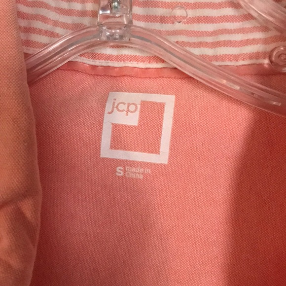 Peach button up - Picture 3 of 4